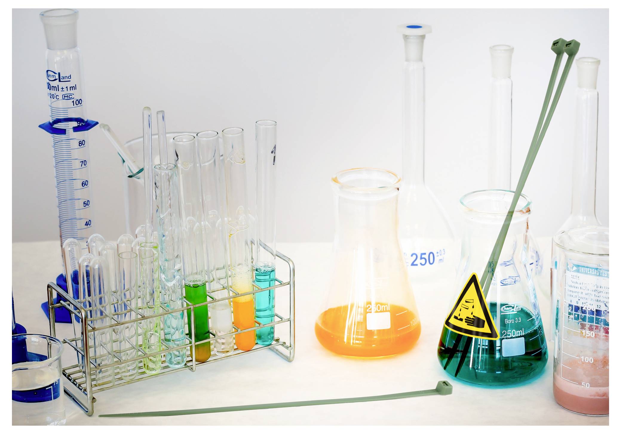 WKK 5484 Kabelbinder 368mm 7.60mm Grün Säurebeständig 100St.