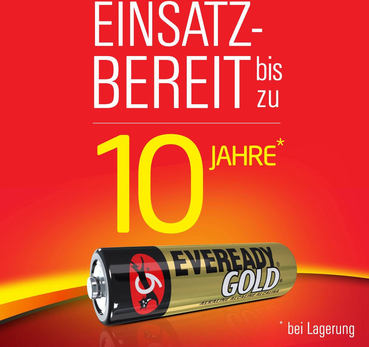 Eveready Gold Mignon (AA)-Batterie Alkali-Mangan 1.5V 4St.