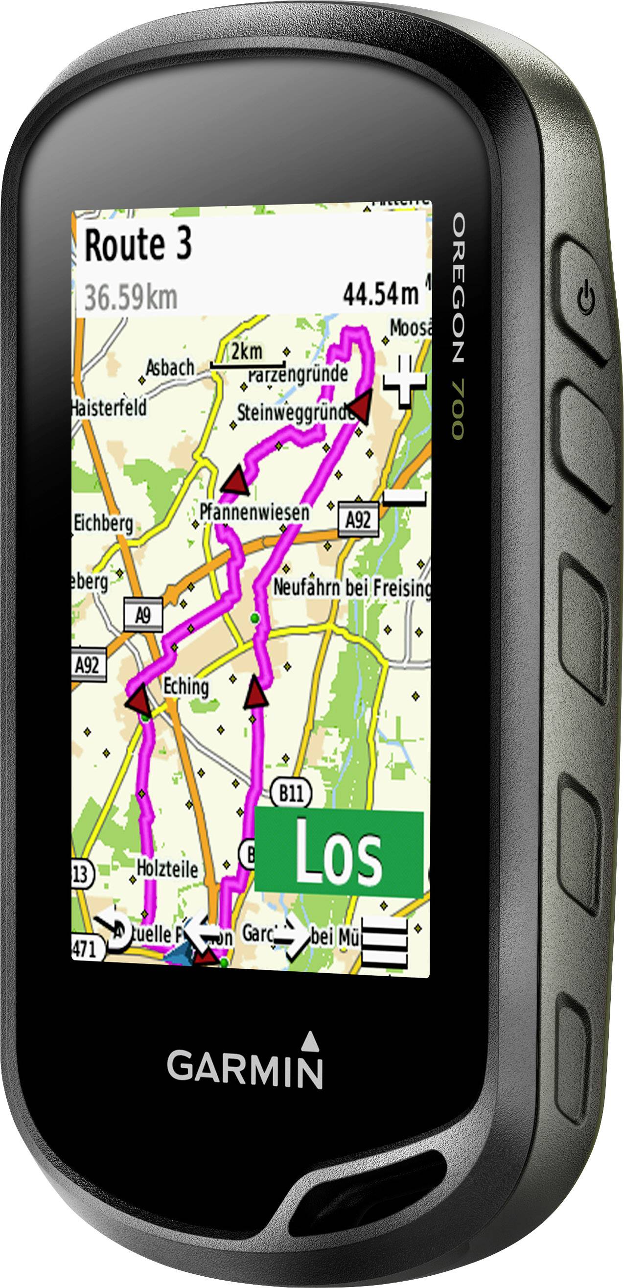 Garmin Oregon 700 Outdoor Navi Geocaching, Wandern, Fahrrad spritzwassergeschützt, Bluetooth®, GLONASS, GPS