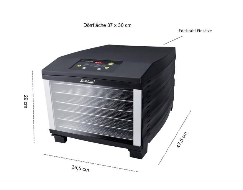 Steba ED 6 05-56-00 Dörrautomat Schwarz