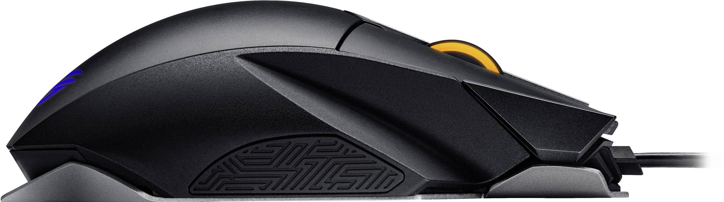Asus ROG Spatha Gaming-Maus PS2, USB Laser Schwarz 12 8200 dpi Abnehmbares Kabel, Beleuchtet, Integrierter Profilspeicher