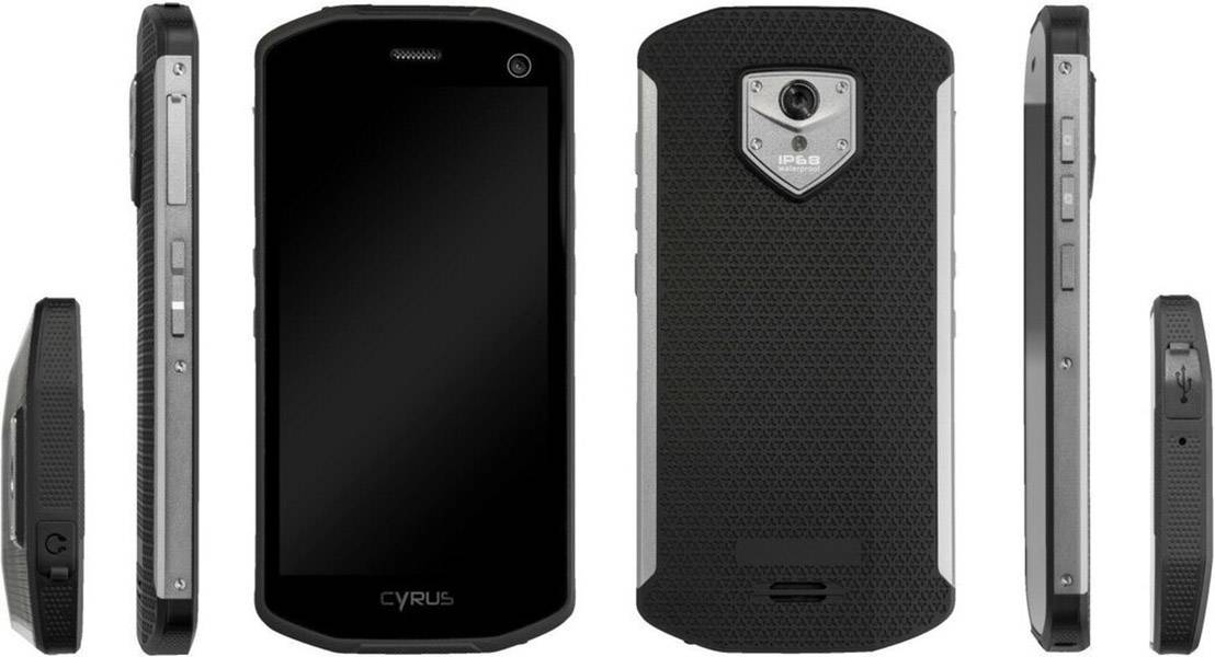 Cyrus CS 28 Hipster Outdoor Smartphone 32 GB 5.0 Zoll (12.7 cm) Dual-SIM Android™ 7.0 Nougat 13 Megapixel Schwarz