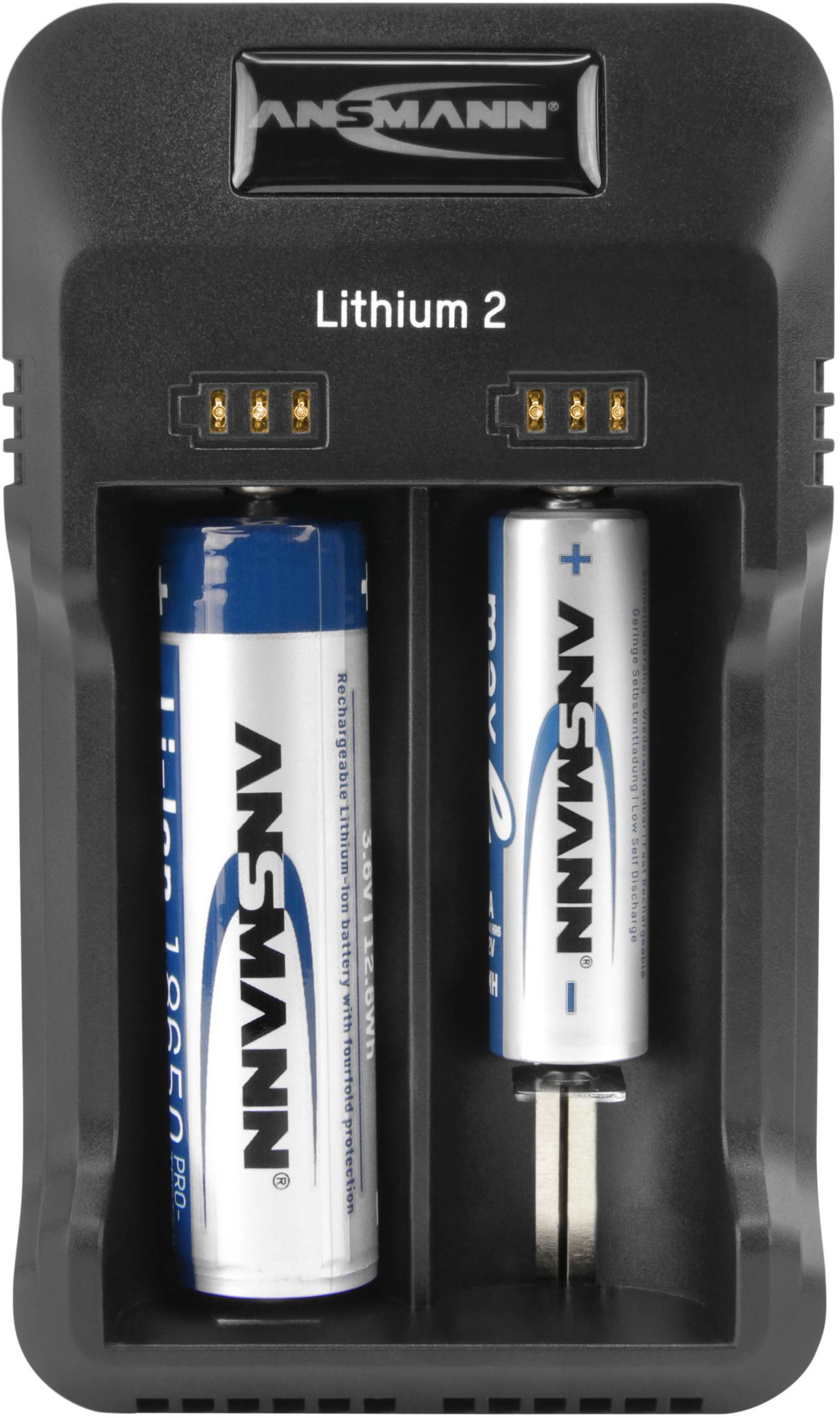 Ansmann Lithium 2 1001-0050 Rundzellen-Ladegerät LiIon, NiMH Micro (AAA), Mignon (AA)