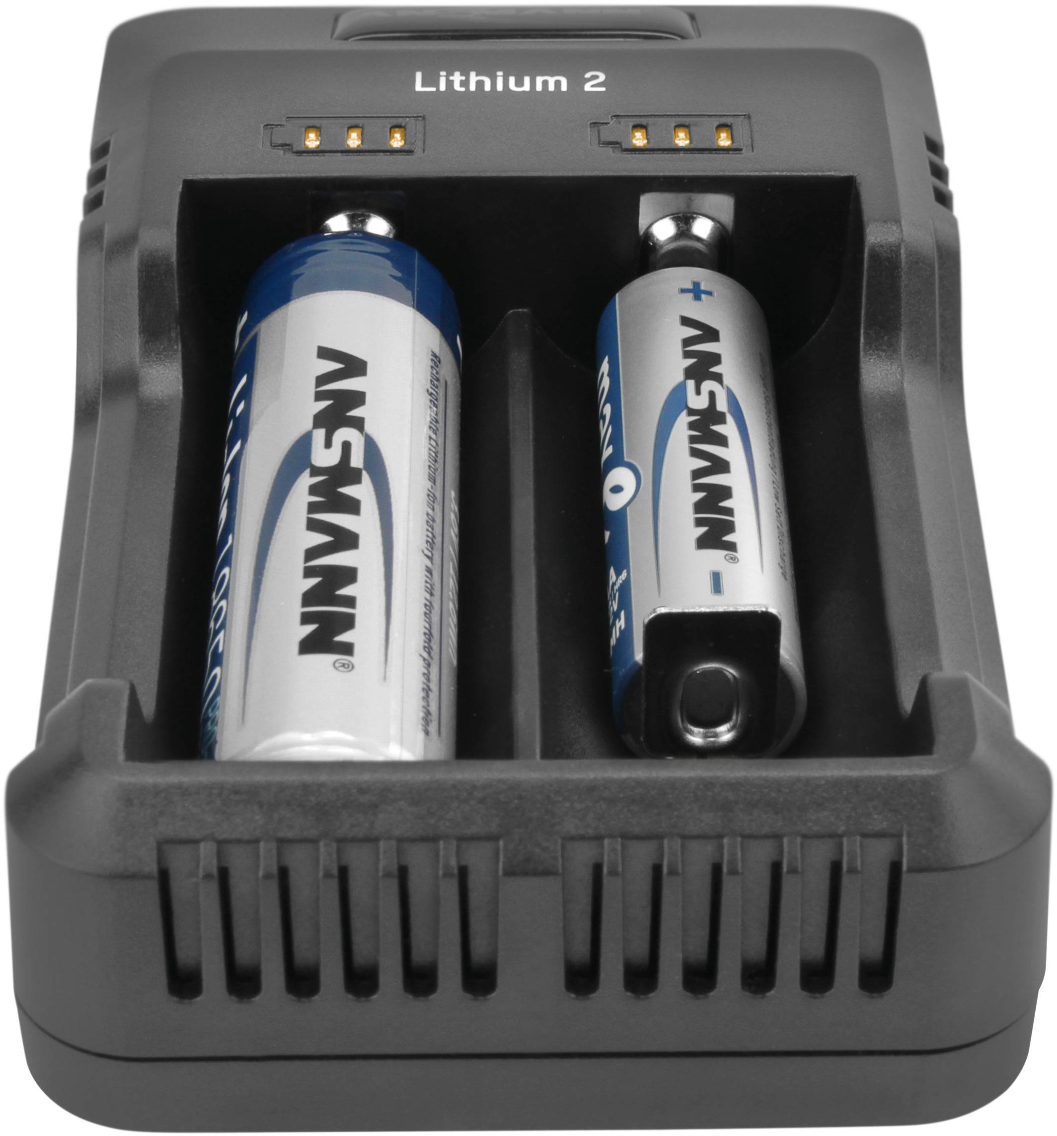 Ansmann Lithium 2 1001-0050 Rundzellen-Ladegerät LiIon, NiMH Micro (AAA), Mignon (AA)
