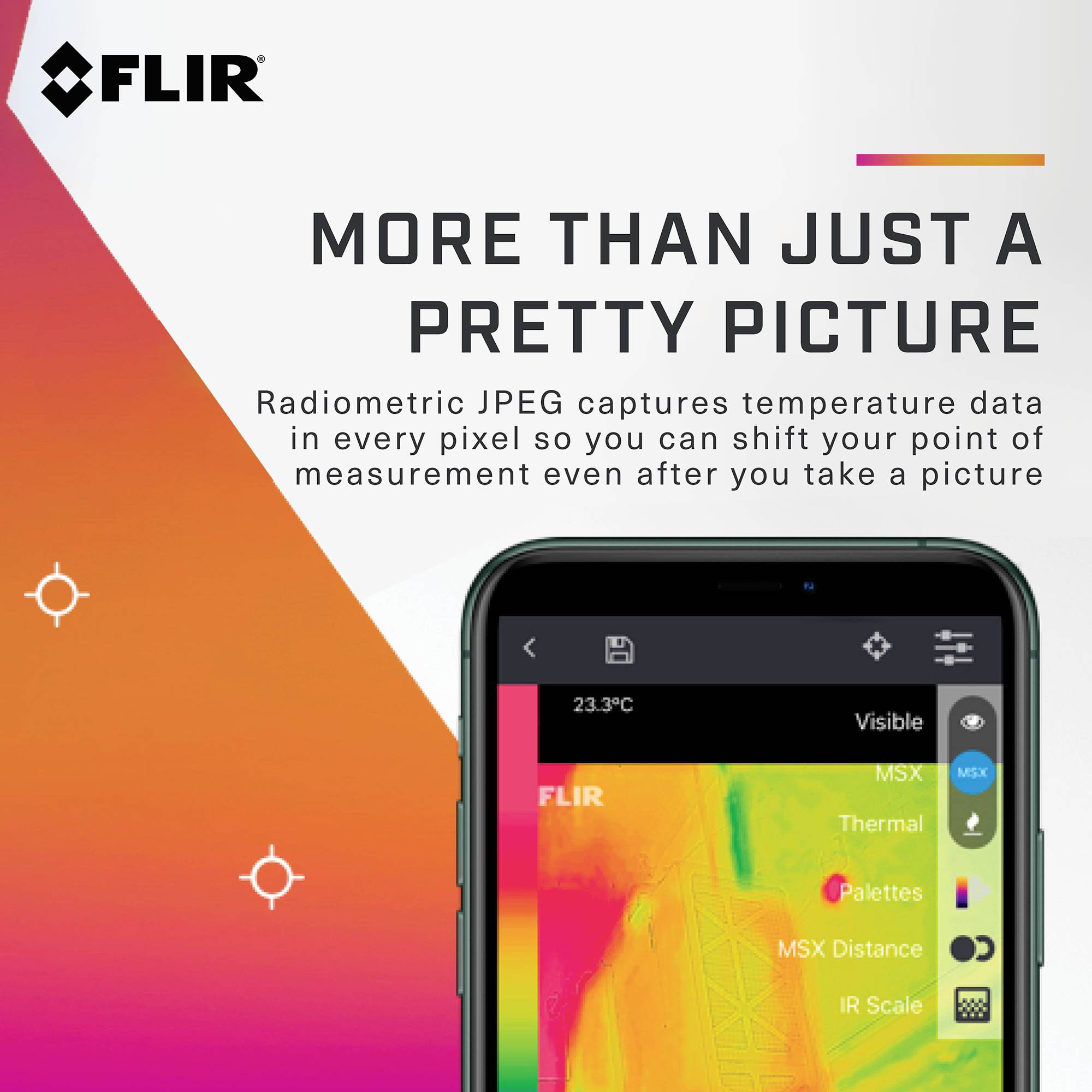 FLIR ONE PRO iOS Handy Wärmebildkamera -20 bis +400°C 160 x 120 Pixel 8.7Hz