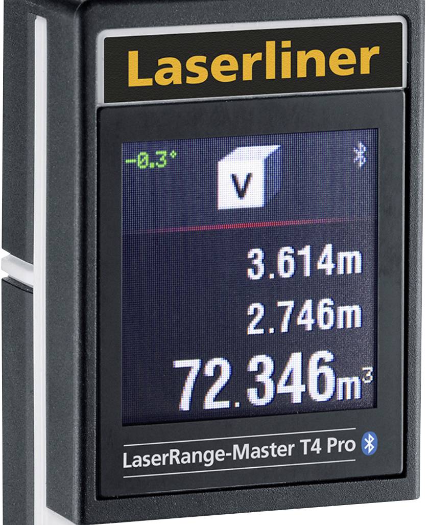 Laserliner LaserRange-Master T4 Pro Laser-Entfernungsmesser Bluetooth 40m