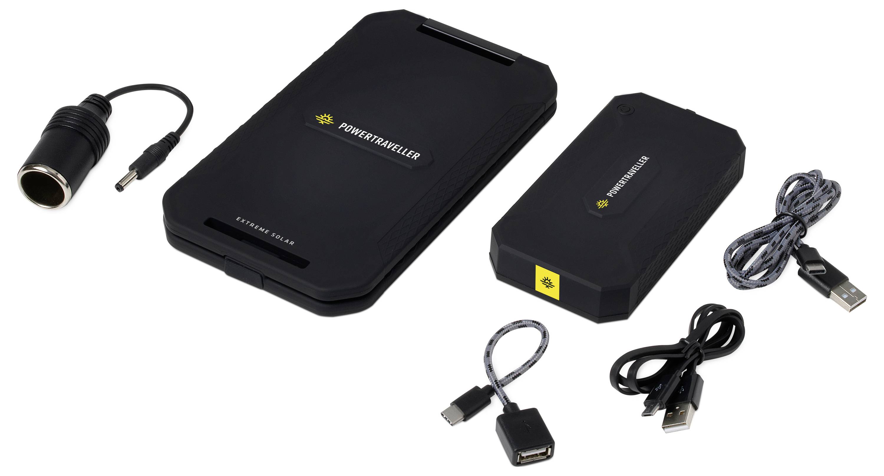 Power Traveller EXTREME PTL-EXT001 Solar-Powerbank Ladestrom Solarzelle 1000mA 5W