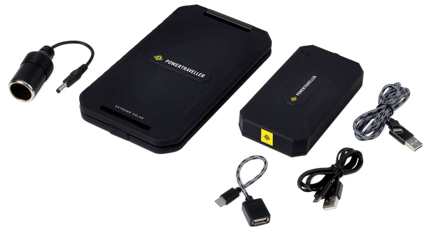 Power Traveller EXTREME PTL-EXT001 Solar-Powerbank Ladestrom Solarzelle 1000mA 5W