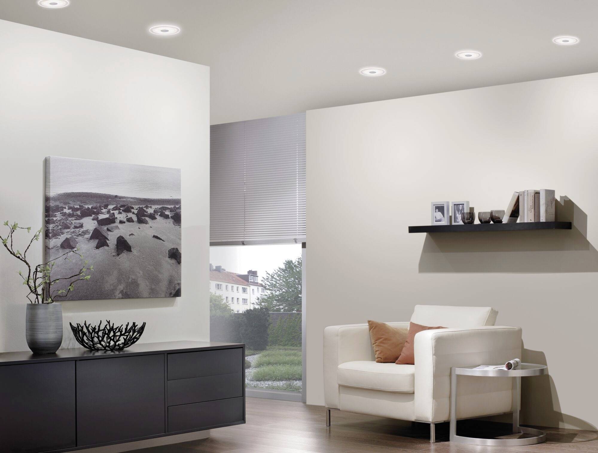 Paulmann 92907 Whirl LED-Einbauleuchte 3er Set LED LED fest eingebaut 4.9W Aluminium (gebürstet), Satin