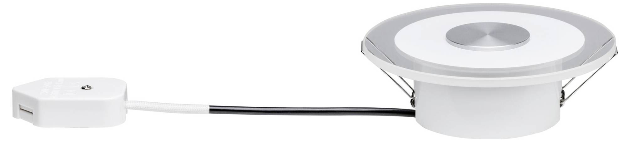 Paulmann 92907 Whirl LED-Einbauleuchte 3er Set LED LED fest eingebaut 4.9W Aluminium (gebürstet), Satin