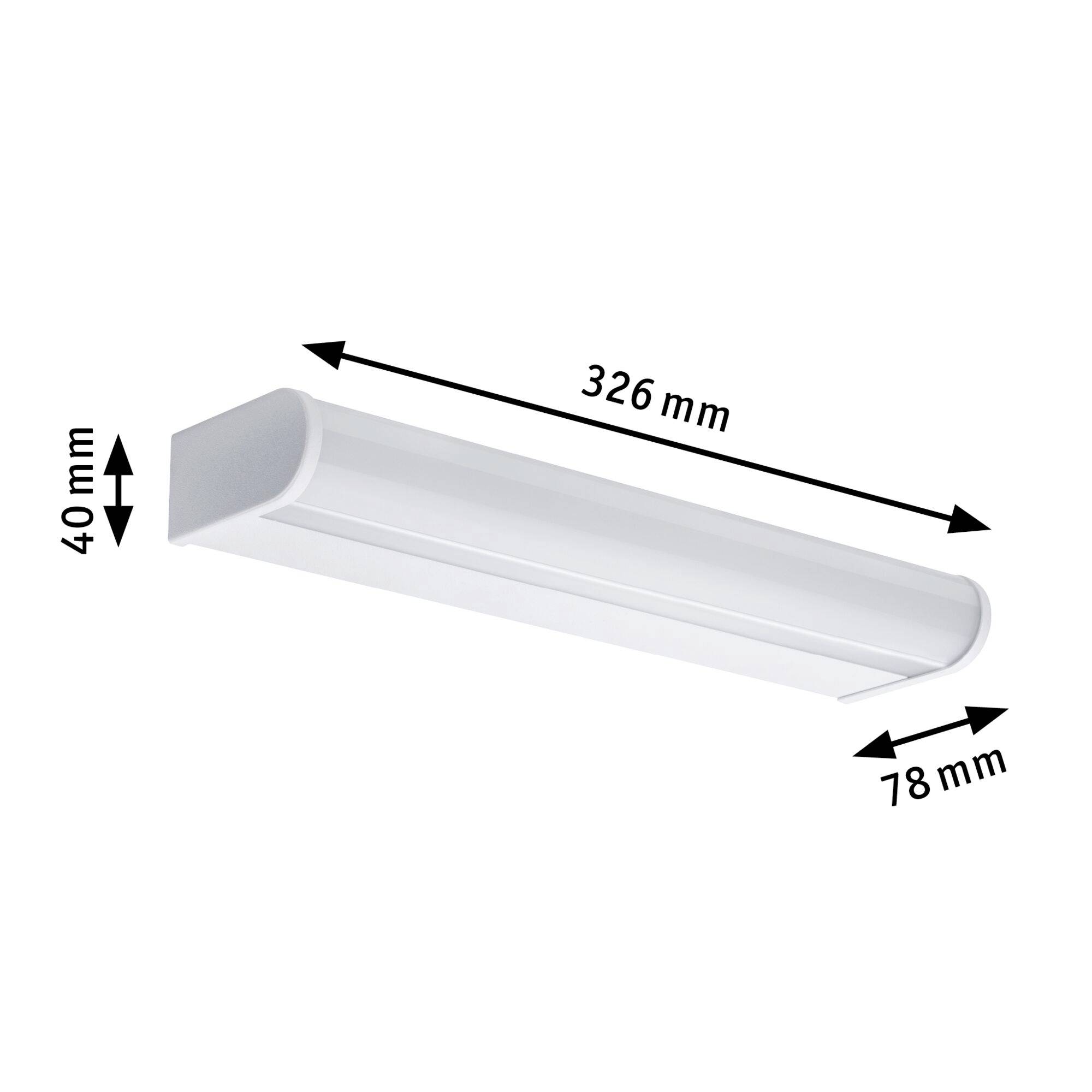 Paulmann Arneb 70878 LED-Spiegelleuchte 9 W Warmweiß Weiß