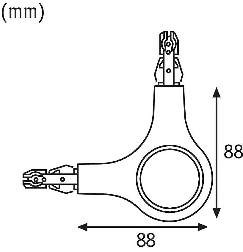 Paulmann 95486 Hochvolt-Schienensystem-Komponente L-Verbinder Weiß