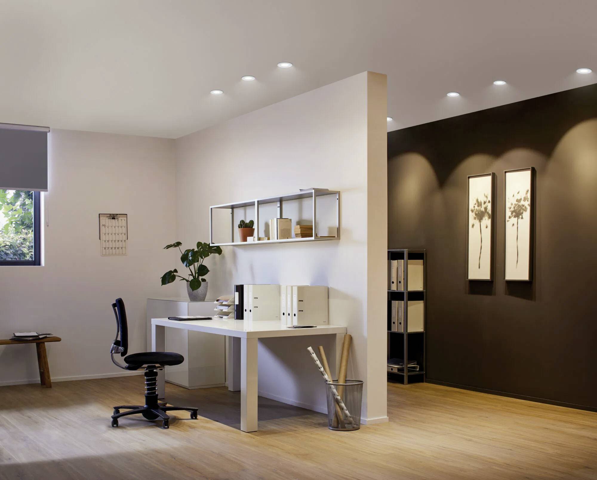 Paulmann Nova Bad-Einbauleuchte Halogen GU10, GU5.3 35W IP65 Weiß (matt)