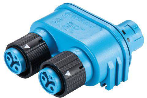 Wieland Electric 46.030.1254.9 Rundstecker Verteiler Gesamtpolzahl: 2 Serie (Rundsteckverbinder): R