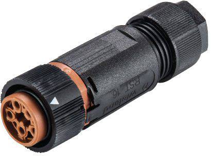 Wieland Electric 46.051.4550.4 Rundstecker Kupplung, gerade Gesamtpolzahl: 5 Serie (Rundsteckverbinder): RST® MINI 1 St.