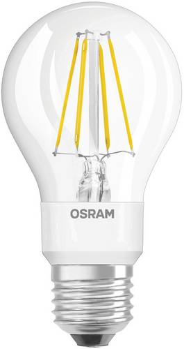 Osram LED EEK A+ (A++ - E) E27 Glühlampenform 4.5W = 40W Warmweiß (Ø x L) 60mm x 114mm GLOWdim, d