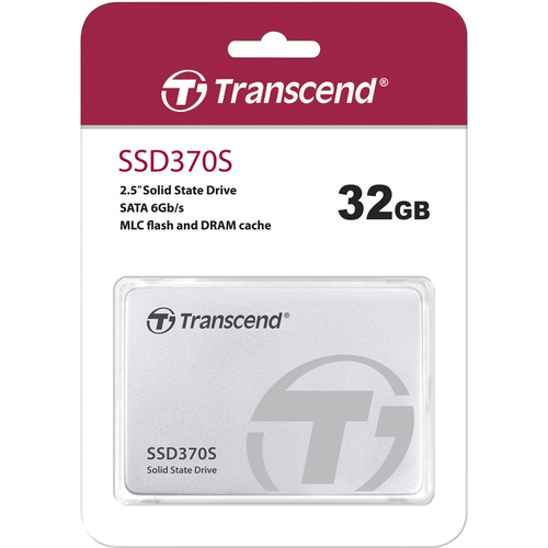 Transcend SSD370S 32 GB Interne SATA SSD 6.35 cm (2.5 Zoll) SATA 6 Gb/s Retail TS32GSSD370S