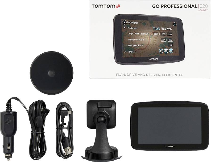 TomTom GO Professional 520 LKW-Navi 13cm 5 Zoll Europa