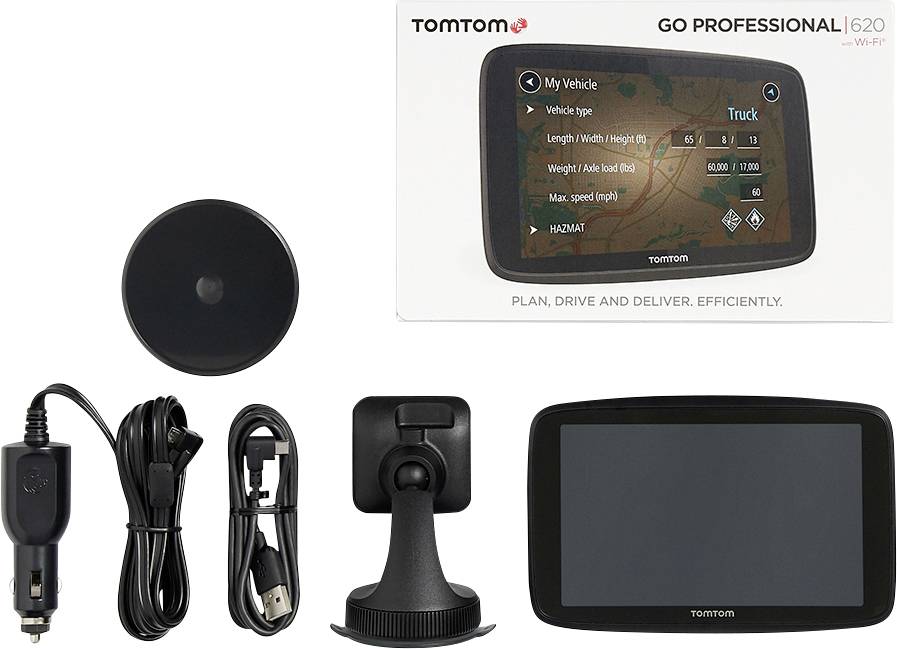 TomTom TT GO Professional 620 LKW-Navi 15 cm 6 Zoll Europa