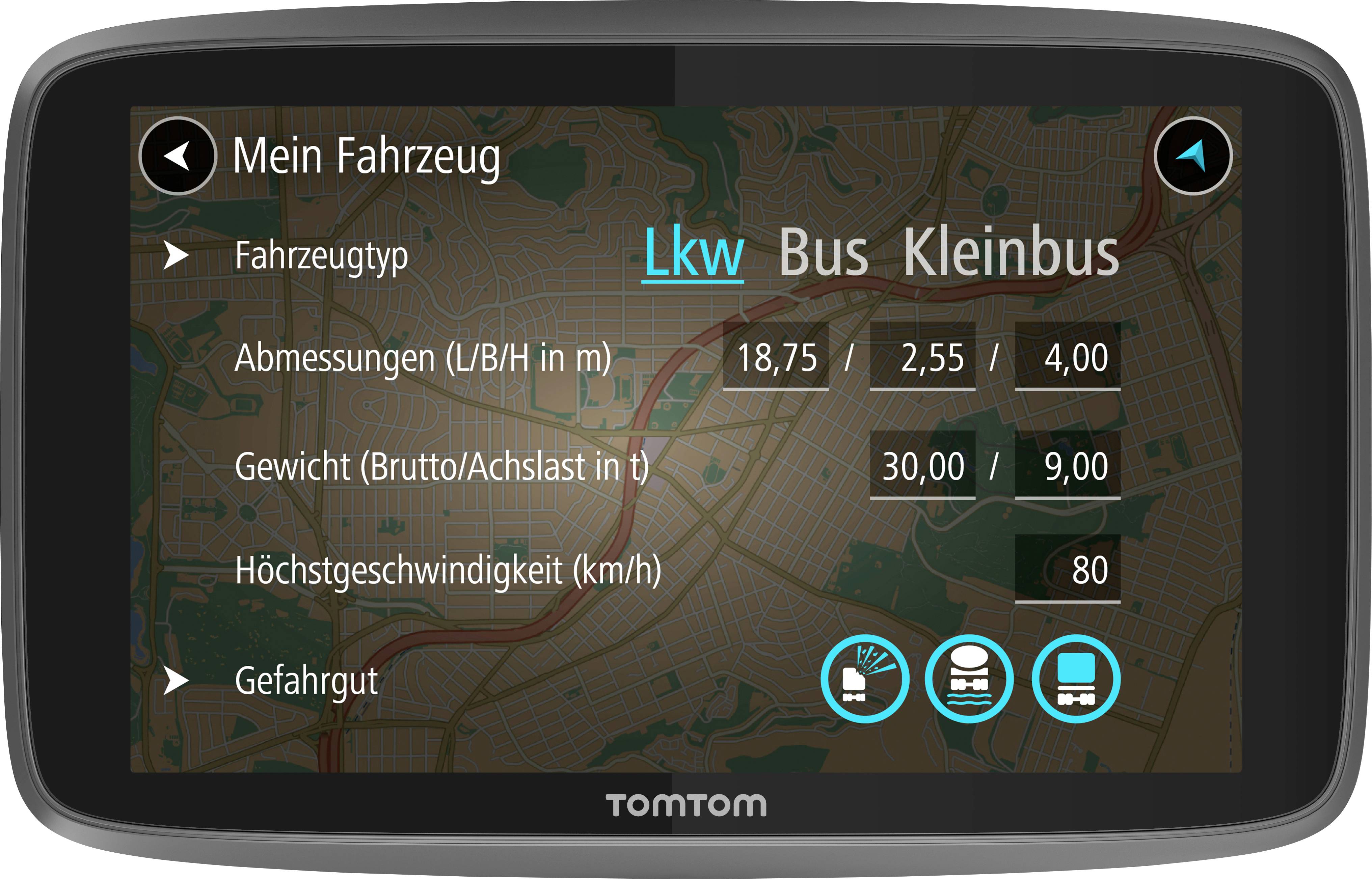TomTom TT GO Professional 6200 LKW-Navi 15 cm 6 Zoll Europa