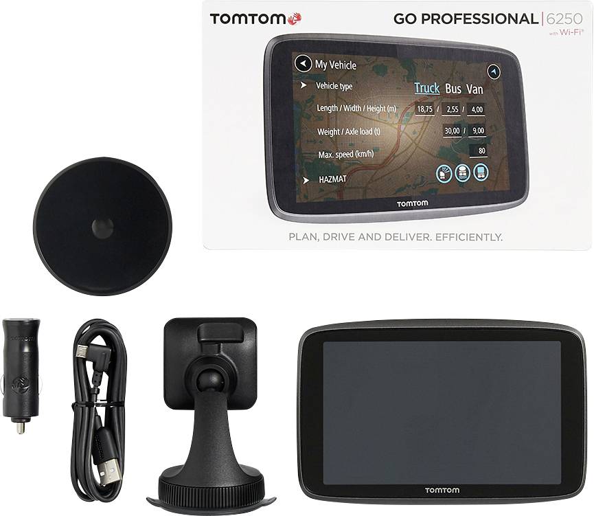TomTom TT GO Professional 6250 LKW-Navi 15cm 6 Zoll Europa
