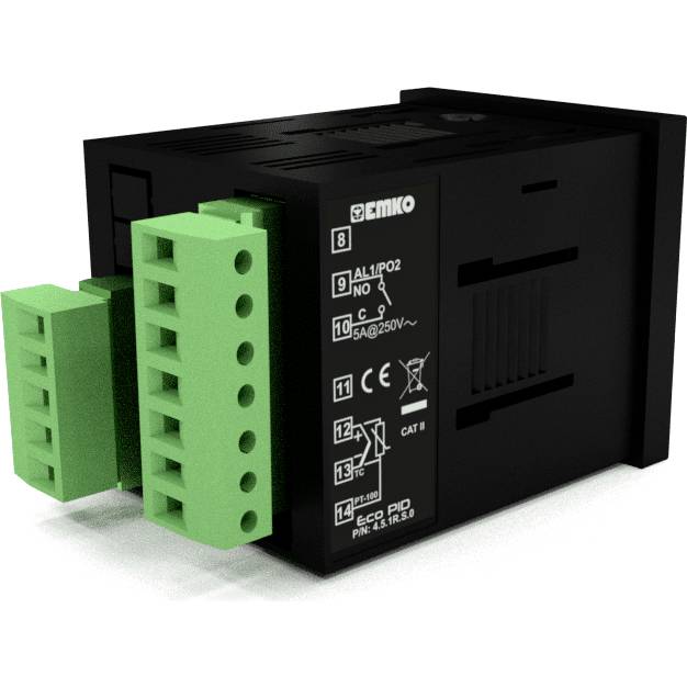 Emko ecoPID.4.6.2R.S.0 Temperaturregler Pt100, J, K, R, S, T, L -199 bis +999°C Relais 5 A, SSR (L x B x H) 90 x 48 x 48mm