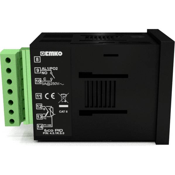Emko ecoPID.4.6.2R.S.0 Temperaturregler Pt100, J, K, R, S, T, L -199 bis +999°C Relais 5 A, SSR (L x B x H) 90 x 48 x 48mm