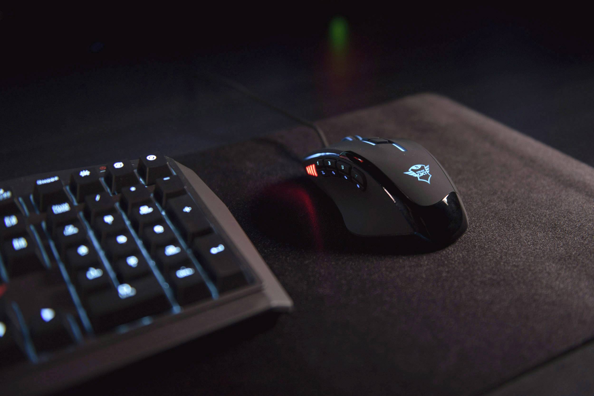 Trust GXT 164 Sikanda MMO USB Gaming-Maus Optisch Beleuchtet, Integrierter Profilspeicher Schwarz