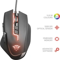 Trust GXT 164 Sikanda MMO USB Gaming-Maus Optisch Beleuchtet, Integrierter Profilspeicher Schwarz Trust GXT 164 Sikanda MMO USB Gaming-Maus Optisch Beleuchtet, Integrierter Profilspeicher Schwarz