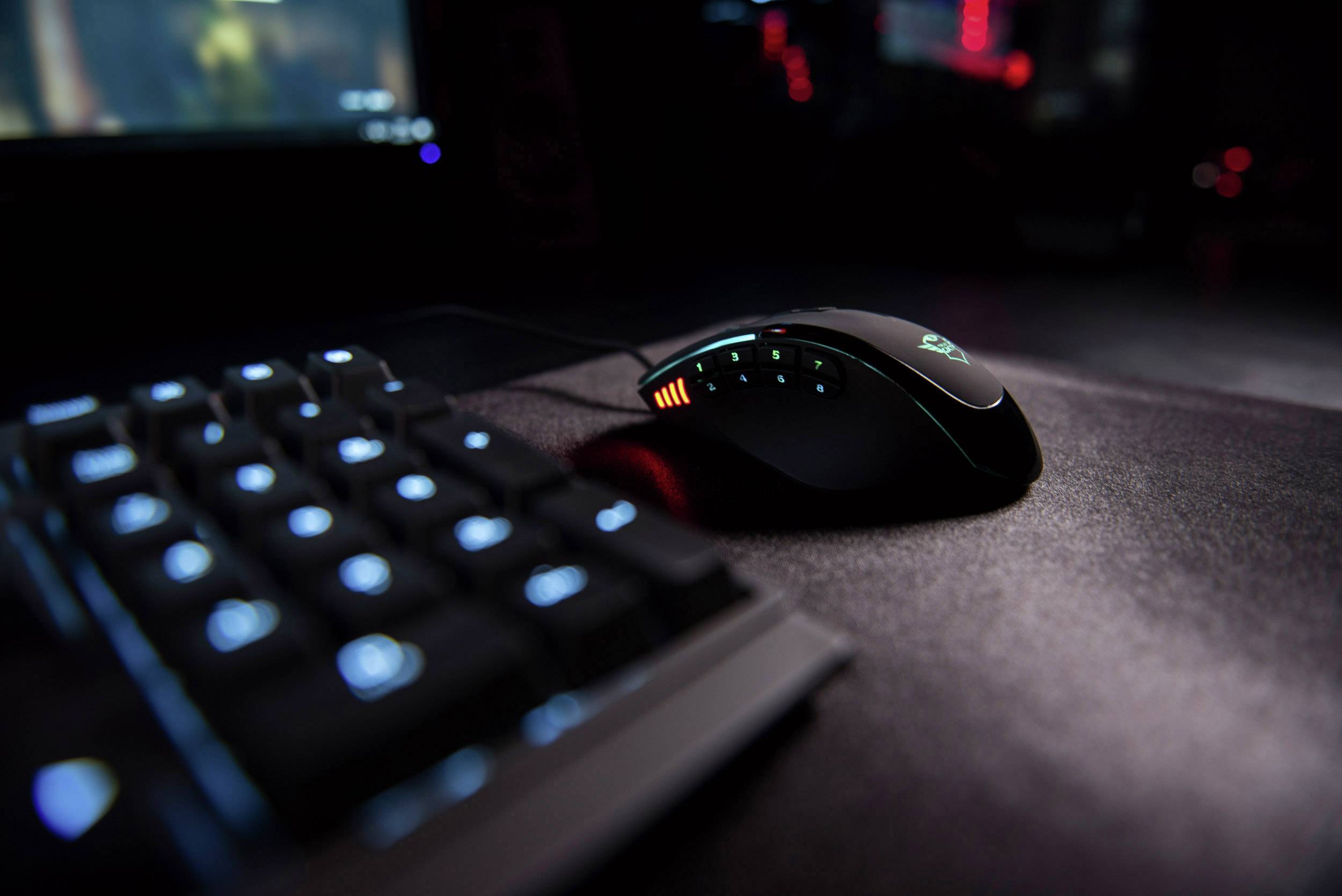 Trust GXT 164 Sikanda MMO USB Gaming-Maus Optisch Beleuchtet, Integrierter Profilspeicher Schwarz