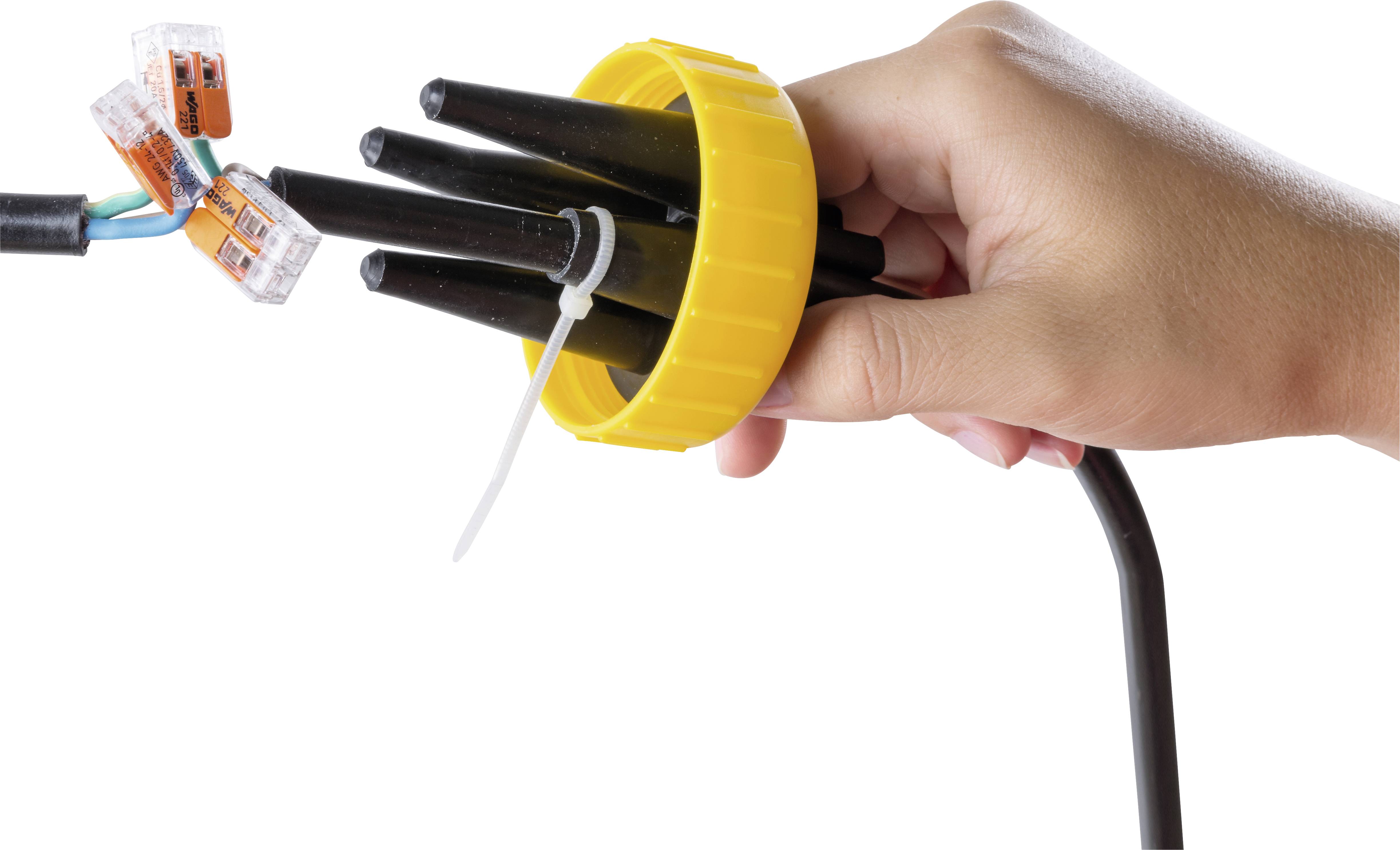 Heitronic 45604 Kabelmuffe Kabel-Ø-Bereich: 6 - 14mm Inhalt: 1St.