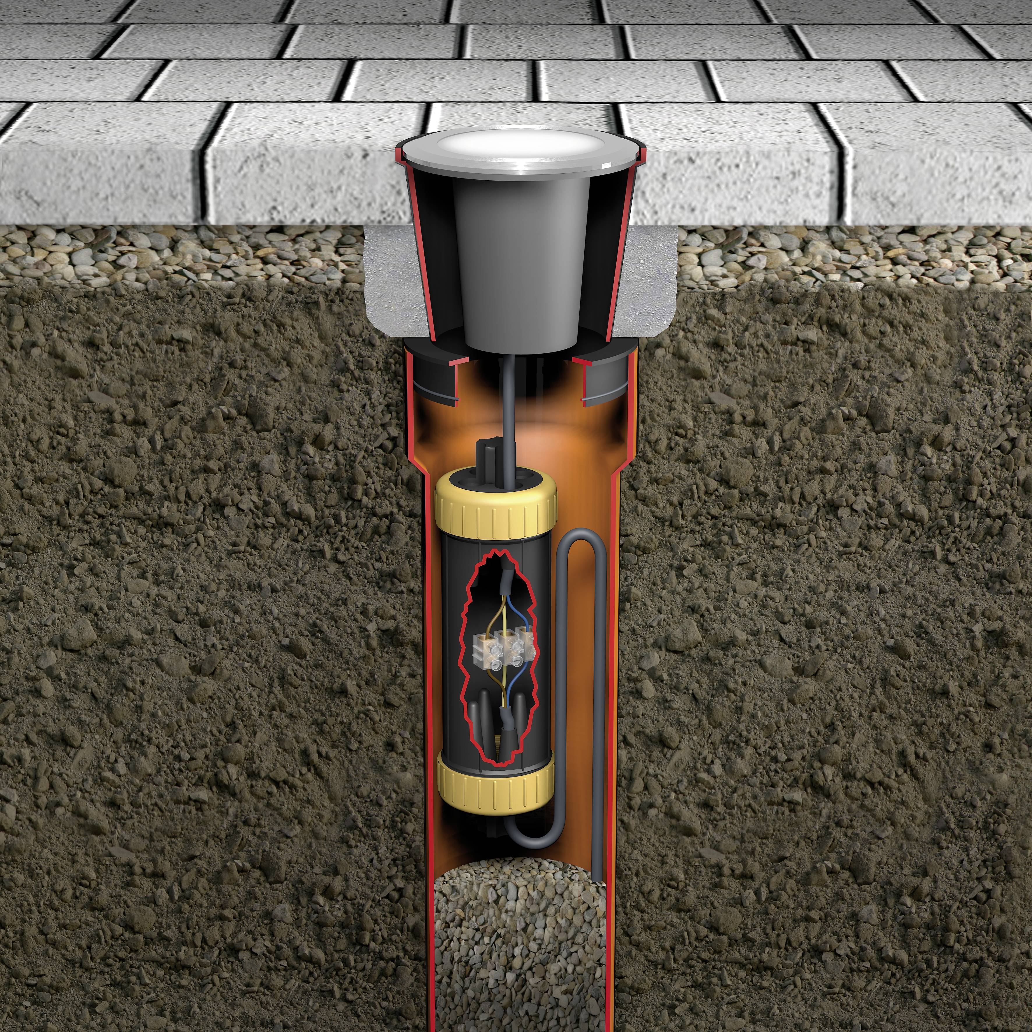 Heitronic 45604 Kabelmuffe Kabel-Ø-Bereich: 6 - 14mm Inhalt: 1St.