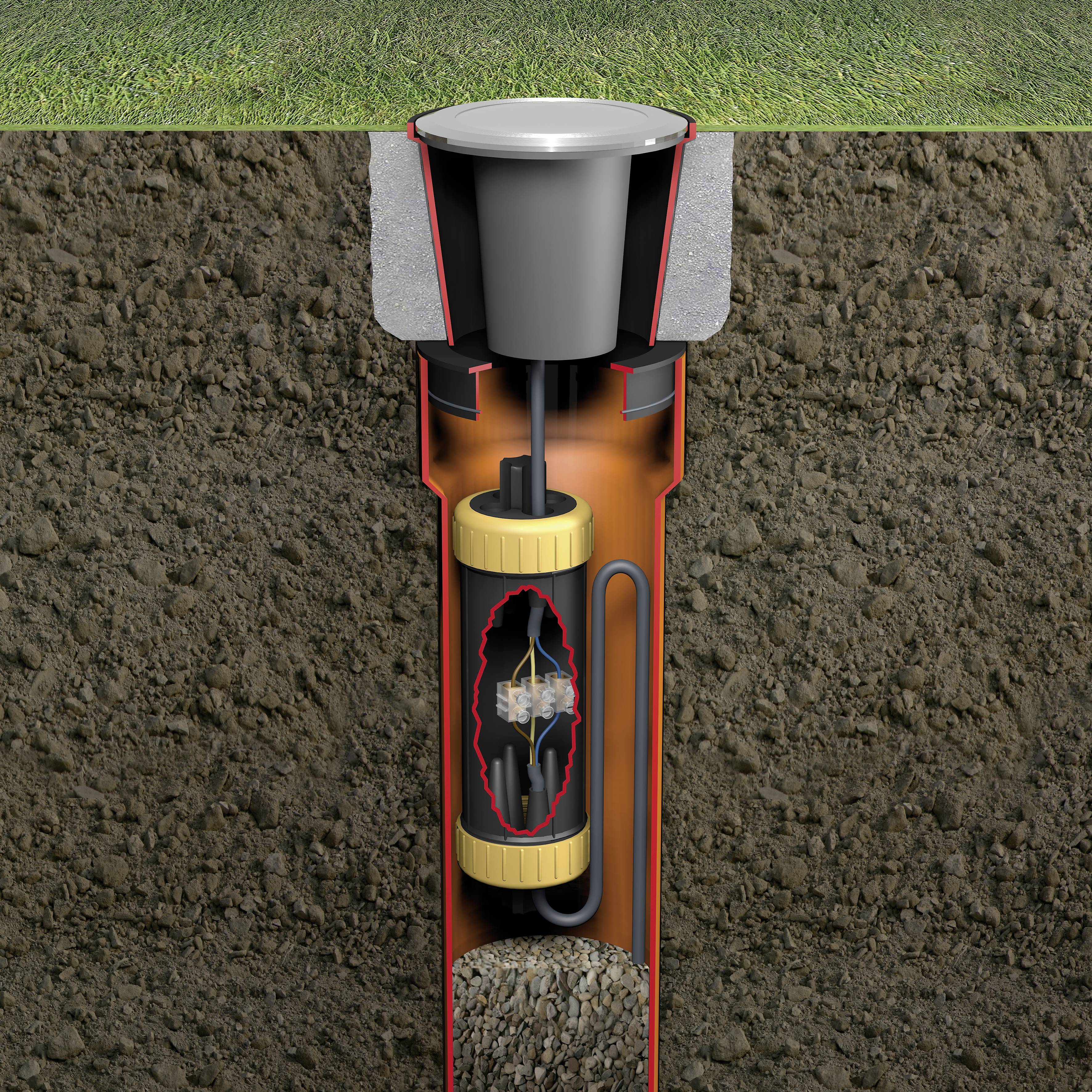 Heitronic 45604 Kabelmuffe Kabel-Ø-Bereich: 6 - 14mm Inhalt: 1St.