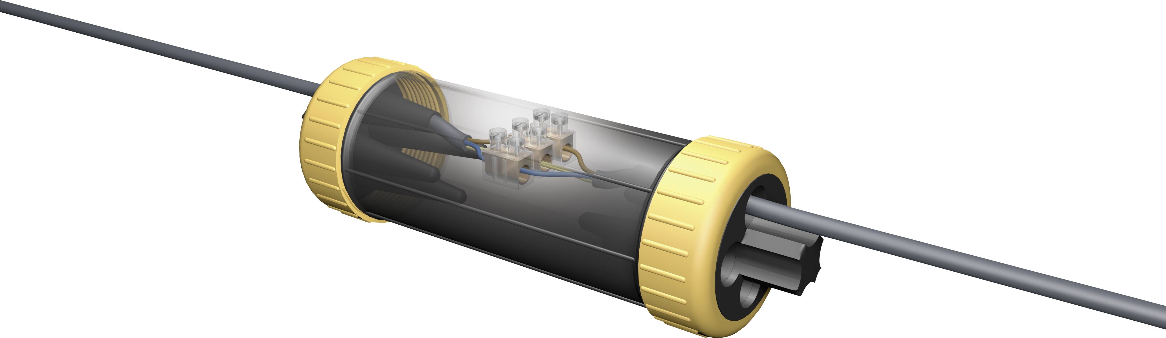 Heitronic 45604 Kabelmuffe Kabel-Ø-Bereich: 6 - 14mm Inhalt: 1St.