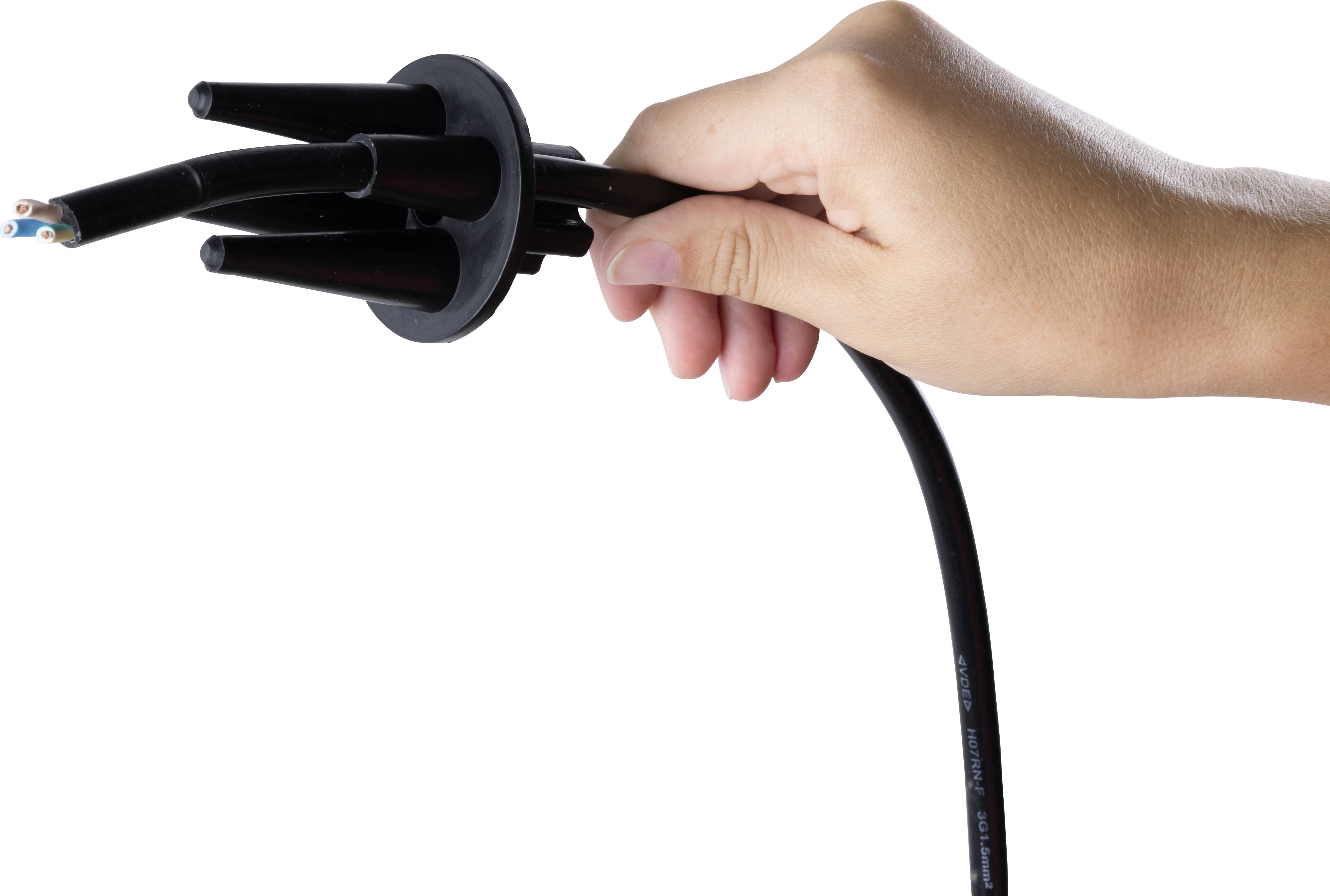 Heitronic 45604 Kabelmuffe Kabel-Ø-Bereich: 6 - 14mm Inhalt: 1St.