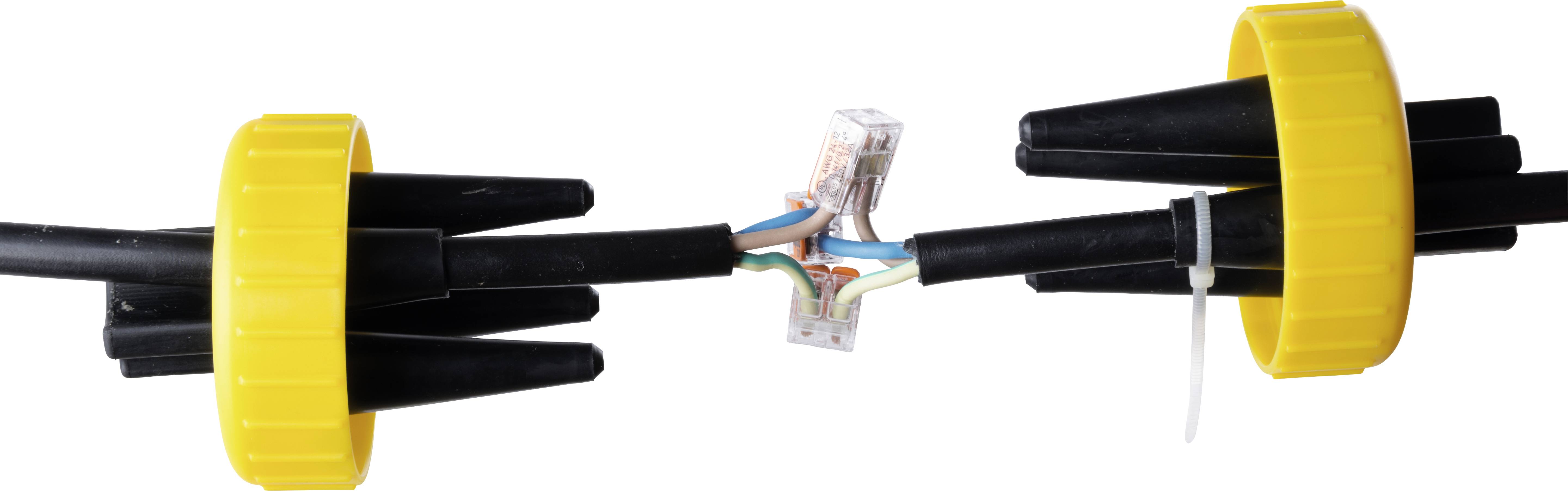 Heitronic 45604 Kabelmuffe Kabel-Ø-Bereich: 6 - 14mm Inhalt: 1St.