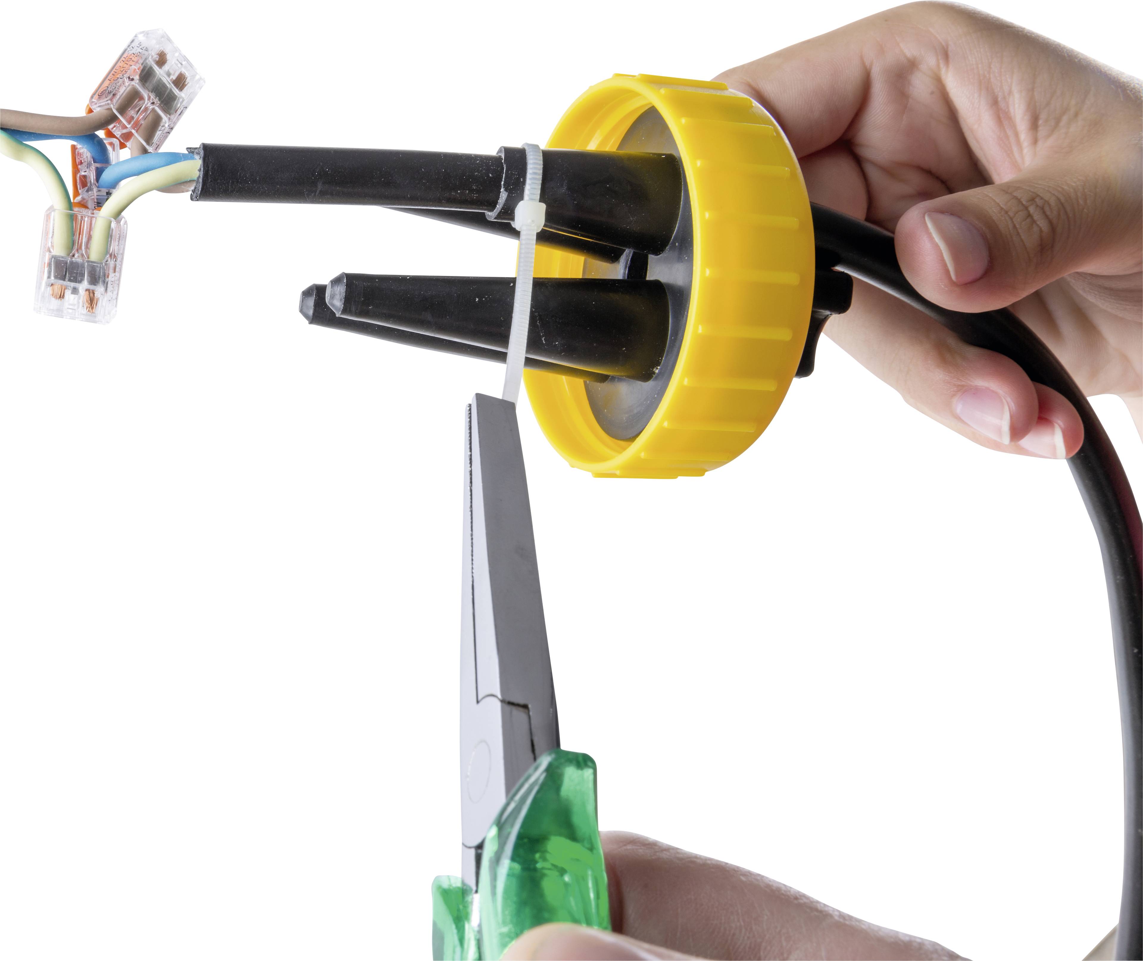 Heitronic 45604 Kabelmuffe Kabel-Ø-Bereich: 6 - 14mm Inhalt: 1St.