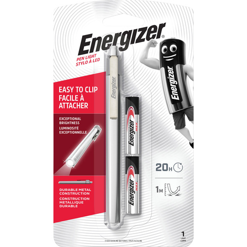 Energizer Metal Penlight LED Penlight batteriebetrieben 35lm 20h 50g
