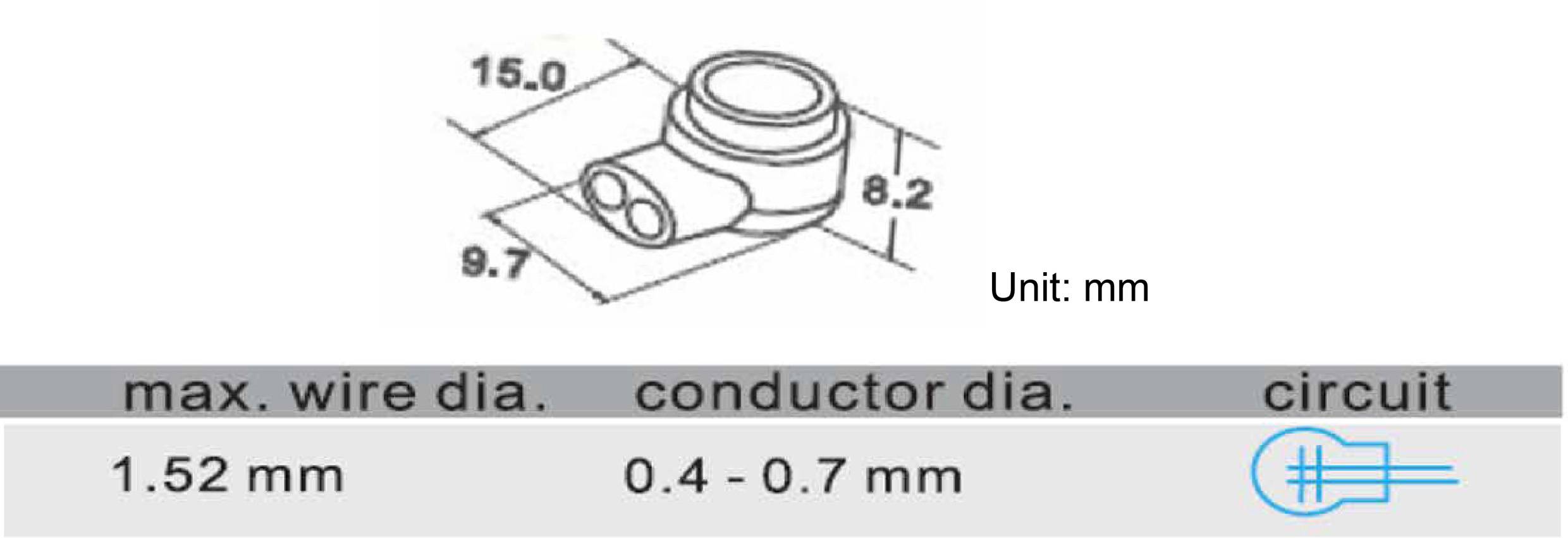 TRU Components Einzeladerverbinder flexibel: 0.13-0.65mm² starr: 0.13-0.65mm² Polzahl: 2 100 St. Gelb