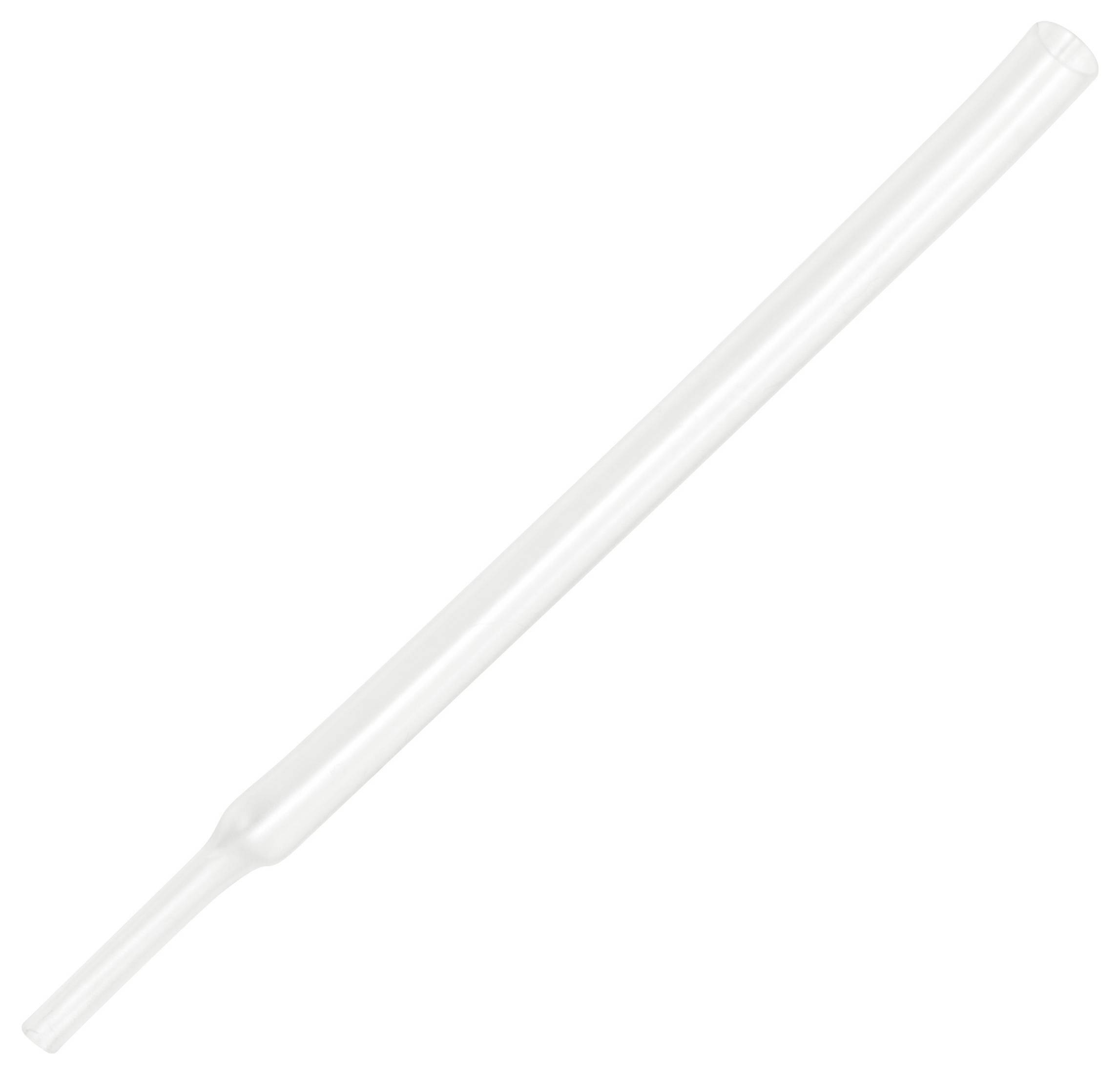 TRU Components 1564458 Schrumpfschlauch ohne Kleber Transparent 3mm 1.50mm Schrumpfrate:2:1 15m