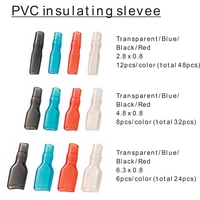 TRU Components 739647 Quetschverbinder-Sortiment 0.104mm² 2.50mm² Transparent, Schwarz, Rot, Blau 260St. TRU Components 739647 Quetschverbinder-Sortiment 0.104mm² 2.50mm² Transparent, Schwarz, Rot, Blau 260St.