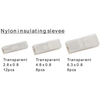 TRU Components 739647 Quetschverbinder-Sortiment 0.104mm² 2.50mm² Transparent, Schwarz, Rot, Blau 260St. TRU Components 739647 Quetschverbinder-Sortiment 0.104mm² 2.50mm² Transparent, Schwarz, Rot, Blau 260St.