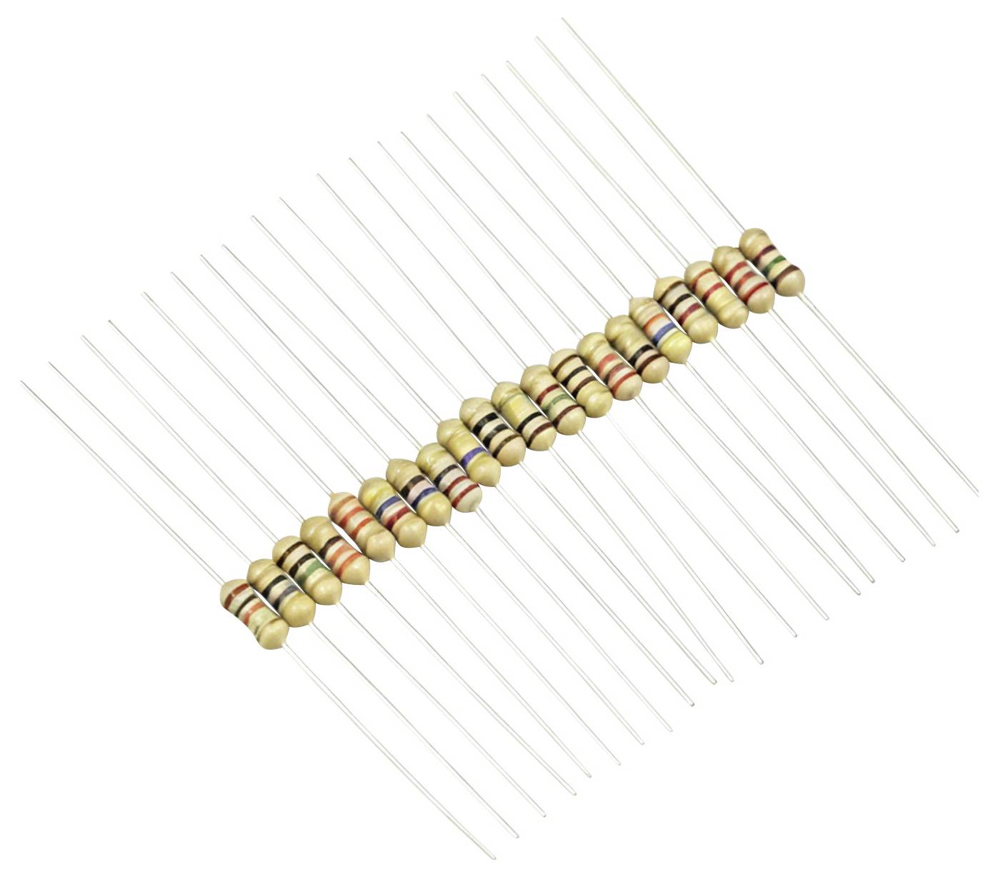 TRU COMPONENTS 418706 Kohleschicht-Widerstand Sortiment axial bedrahtet 5% 390 Teile