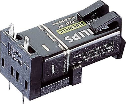 TRU COMPONENTS 46300000 Batteriehalter 2x 9 V Block Lötanschluss (L x B x H) 37 x 65 x 21.5 mm