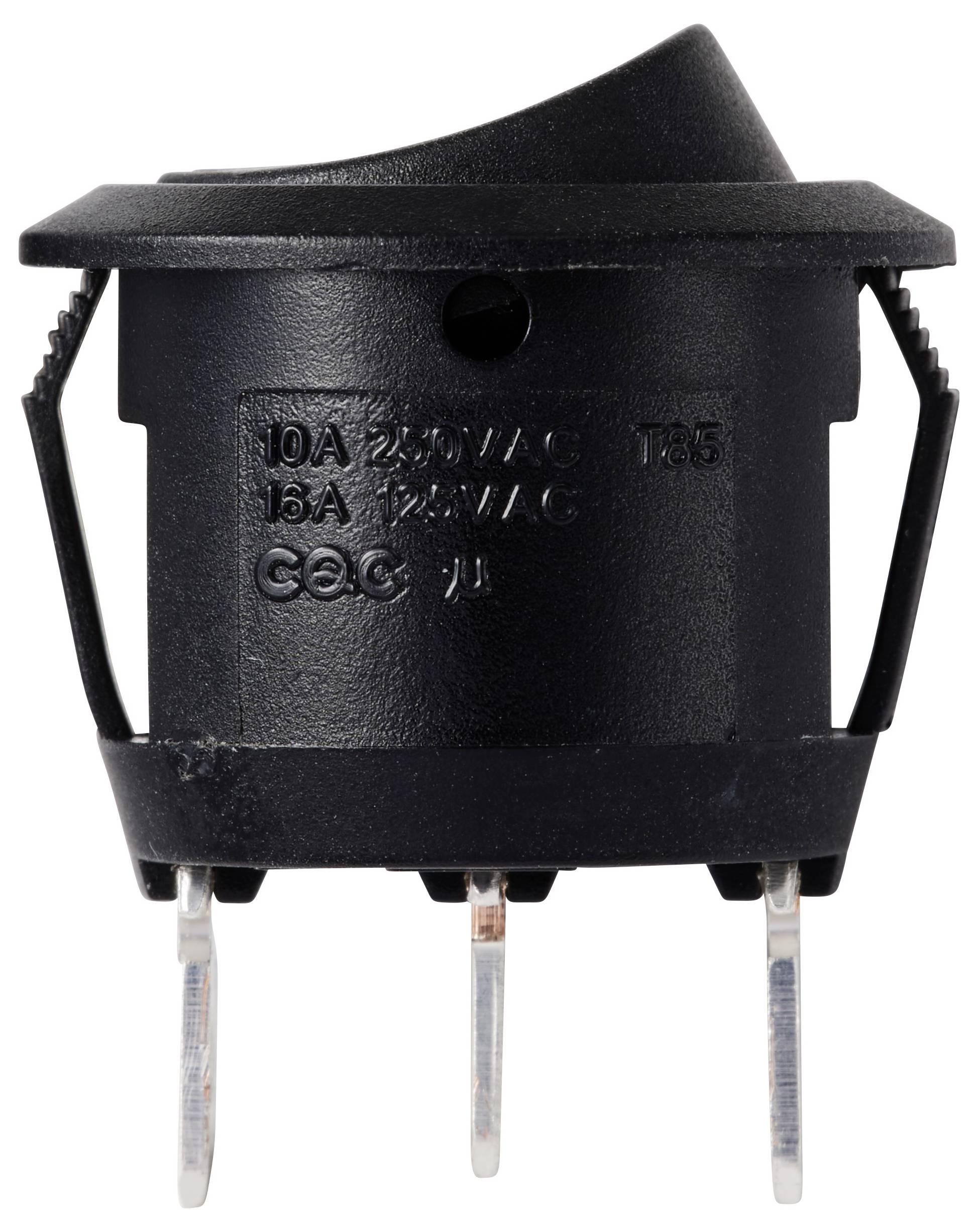 TRU Components 700207 Wippschalter R13-112D B/B PR.I-O-II 250 V/AC 6A 1 x Ein/Aus/Ein rastend/0/rastend