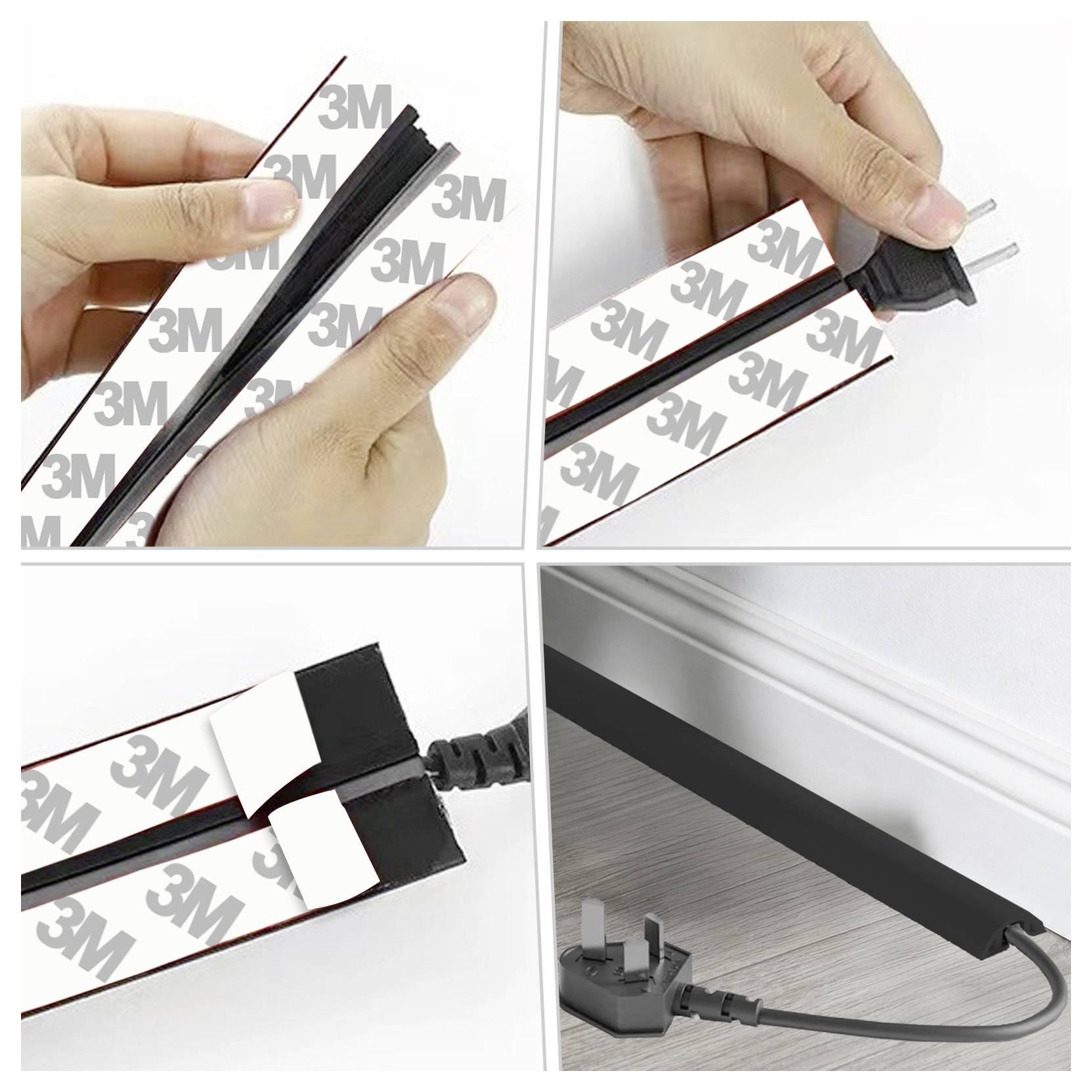 TRU Components Kabelbrücke 1566306 PVC Grau Anzahl Kanäle: 1 1800mm Inhalt: 1.8m