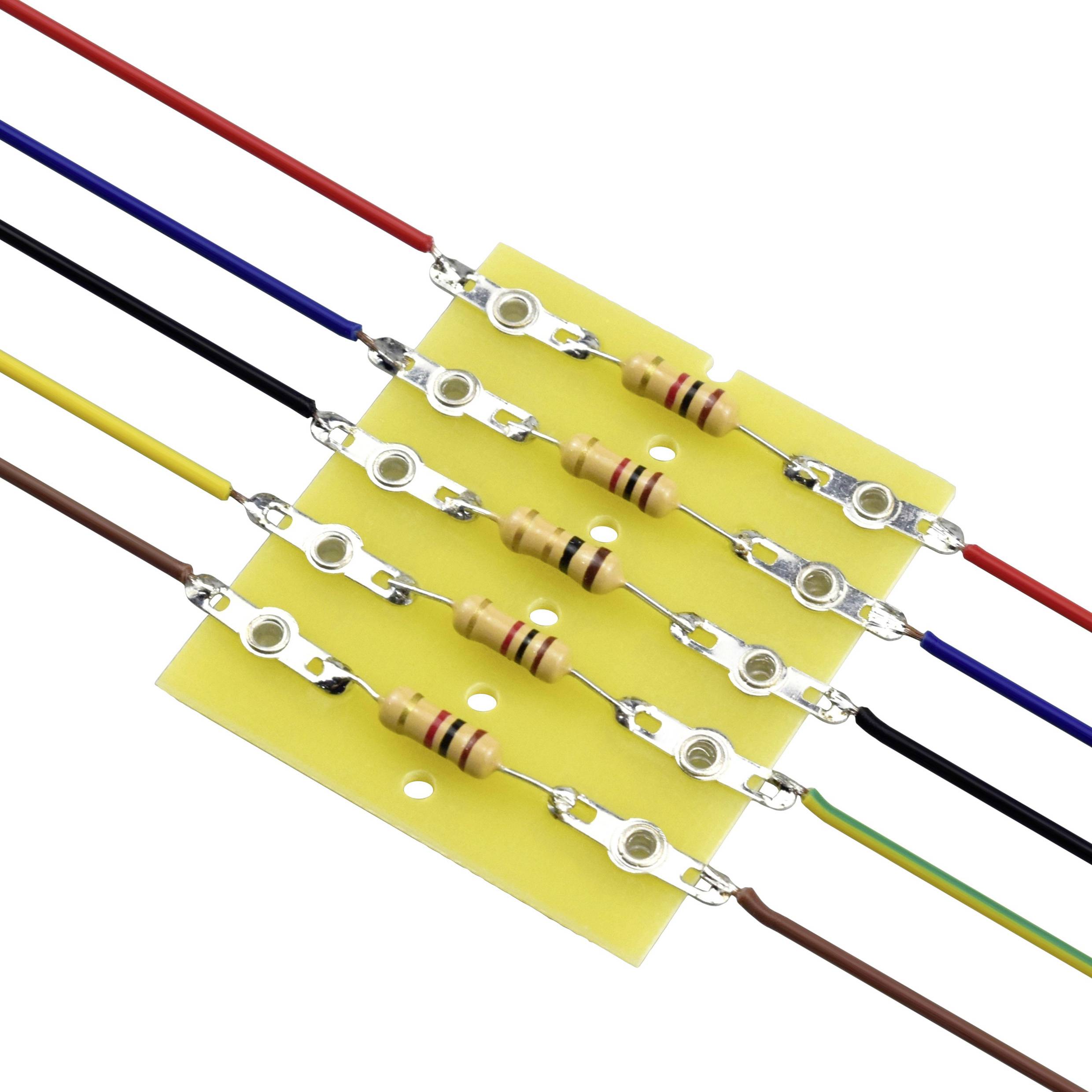 TRU Components Lötleiste zweireihig Polzahl Gesamt 10 Epoxyd (L x B x H) 43 x 38 x 1.6mm 1St.