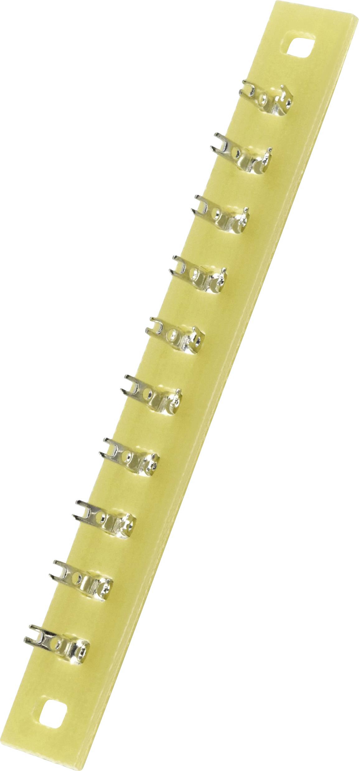 TRU Components Lötleiste einreihig Polzahl Gesamt 10 Epoxyd (L x B x H) 74 x 9 x 1.5 mm 1 St.