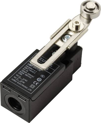 TRU Components XZ-9/108 Endschalter 250 V/AC 10 A Rollenschwenkhebel tastend IP65 1 St.