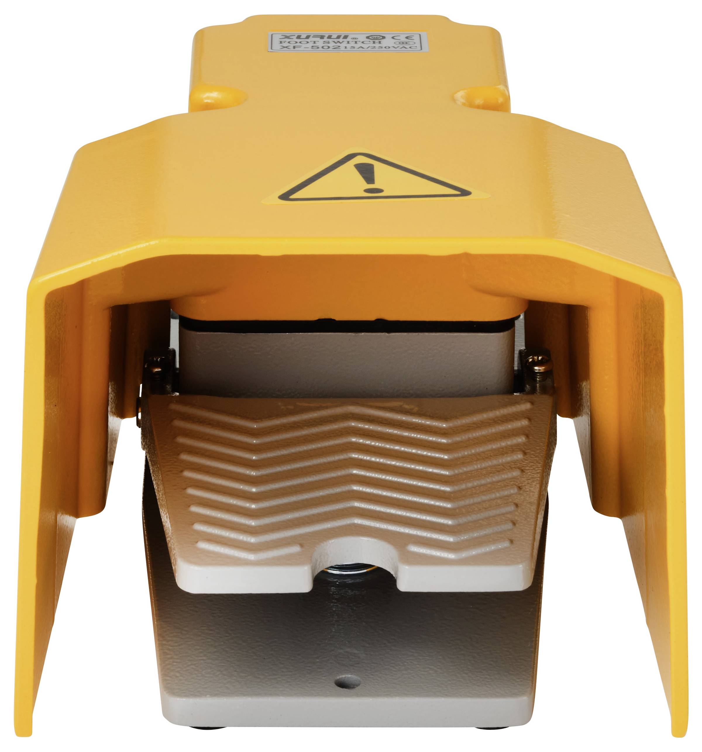 TRU COMPONENTS XF-502 Fußschalter 250 V/AC 15A 1 Pedal mit Schutzhaube 1 Schließer, 1 Öffner 1St.